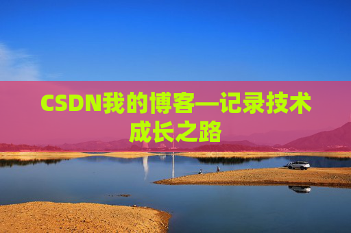 CSDN我的博客—记录技术成长之路