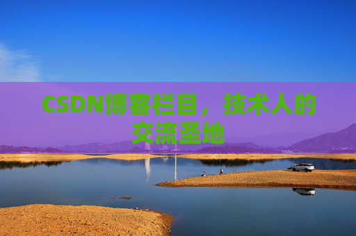 CSDN博客栏目，技术人的交流圣地